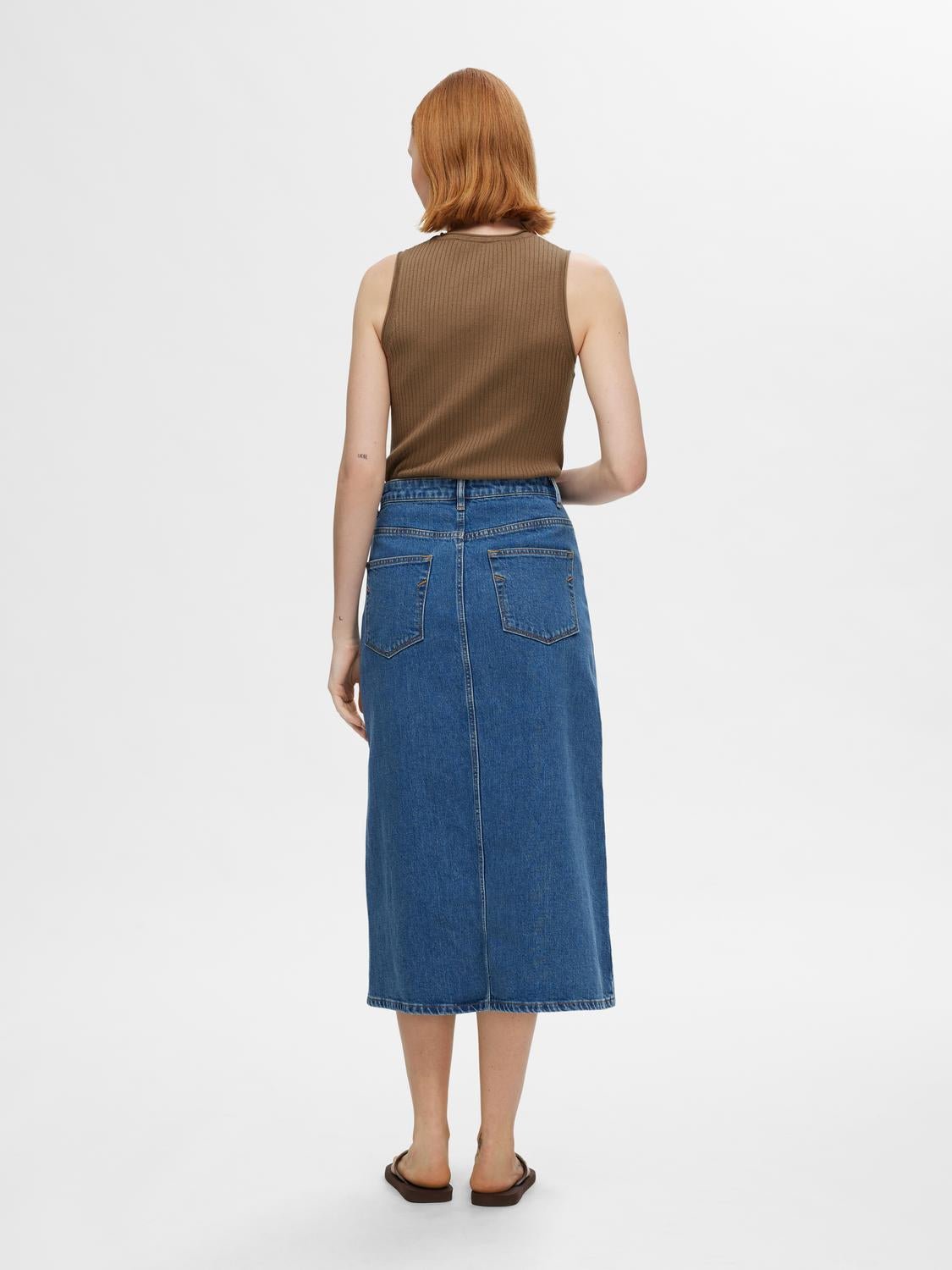 Lydia Tank Topp - Brun/ Coca Mocha